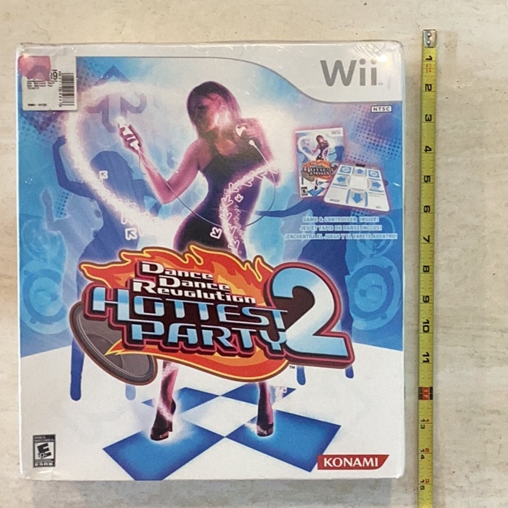 Dance Dance Revolution 2 & Dance Mat Hottest Party Nintendo Wii Game New In Box - Picture 16 of 16